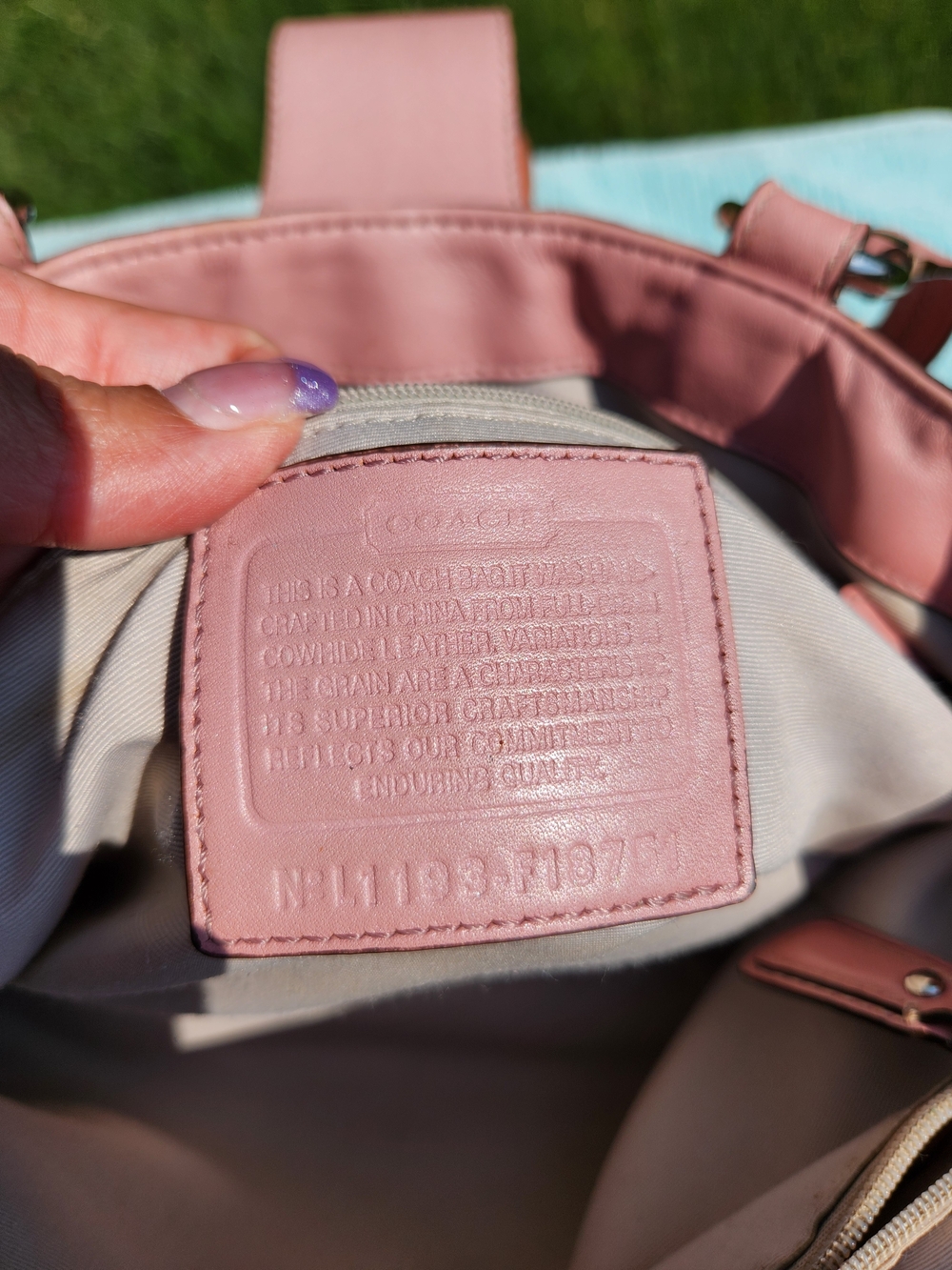 Coach Soho Leather East/West Tote In Pink - Picture 9 of 16